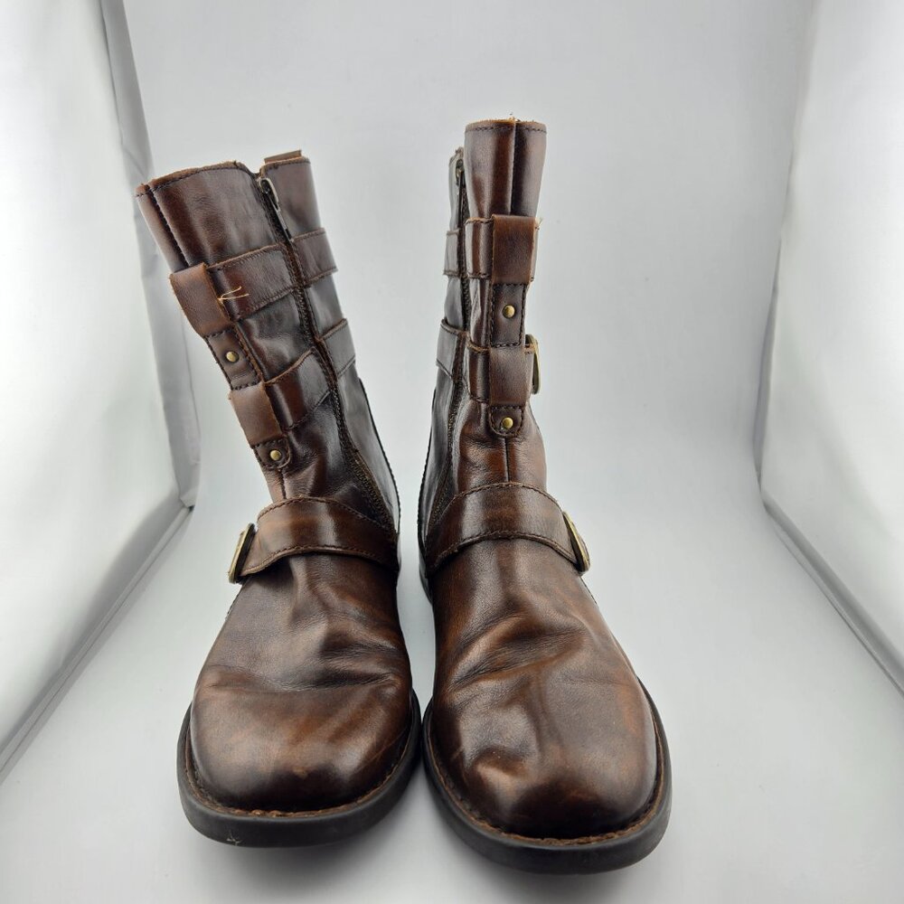 Born Mayne Women's Boots – Size 8M – Dark Castagno Distressed Brown - Picture 2 of 12